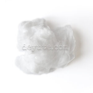Borra de algodón blanco 100%