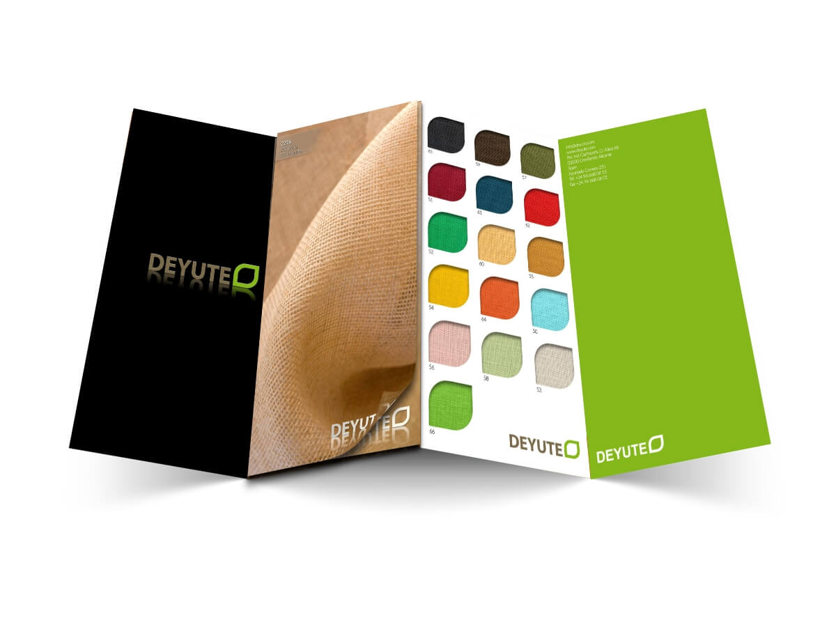 Catálogo de tejidos naturales y en color