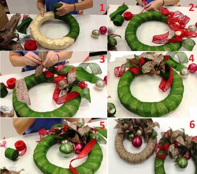 como-hacer-una-corona-de-navidad-con-yute