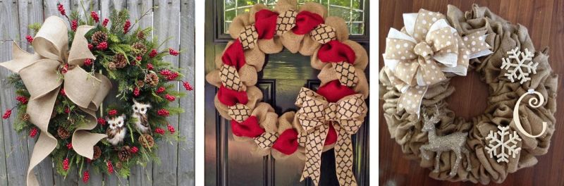 coronas-de-arpillera-para-navidad