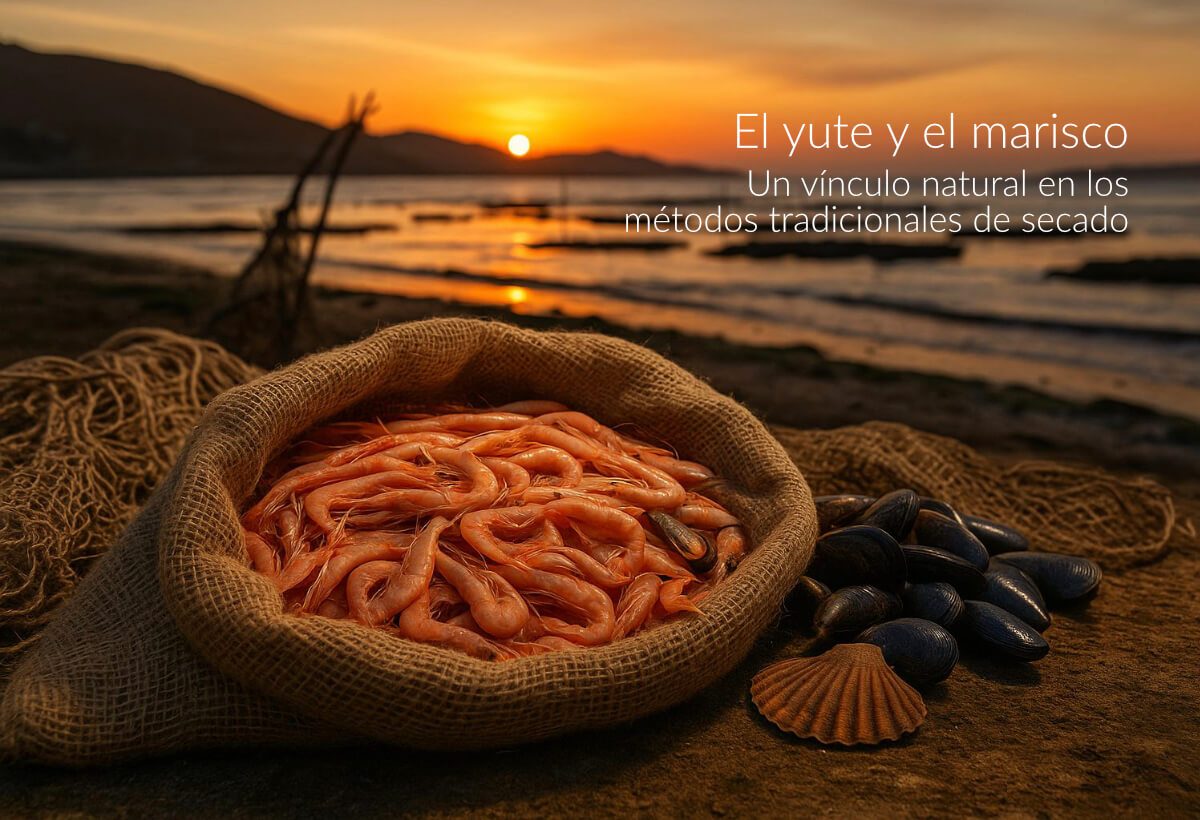 el yute y el marisco, un metodo tradicional de secado-2